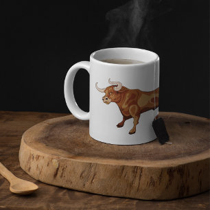 Caneca De Café Fierce Bull