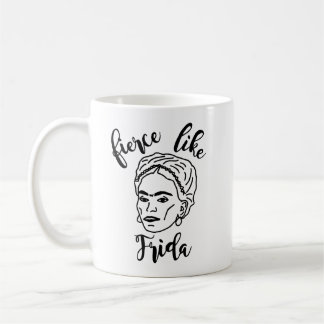 Caneca De Café Fierce como Frida Mug - Frida Kahlo