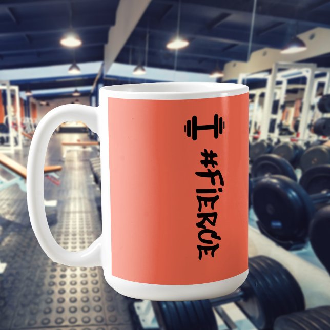 Caneca De Café #Fierce Dumbbell Mug (Criador carregado)