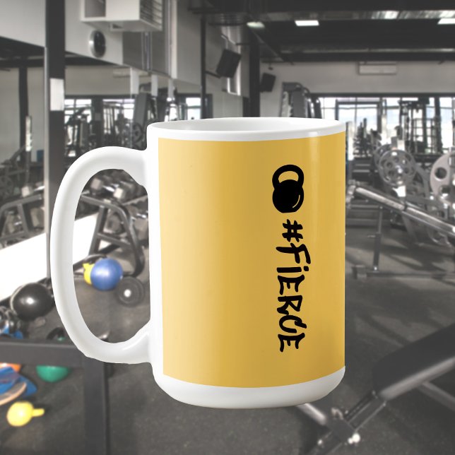 Caneca De Café #Fierce Kettlebell Mug (Criador carregado)