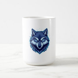 Caneca De Café Fierce Wolf – Symbol of Strength and Freedom