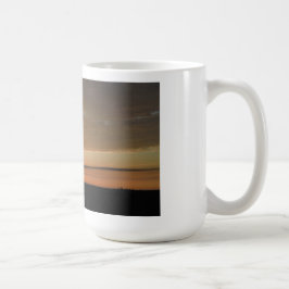 Caneca De Café Fiery Cleveland Sunset 2024