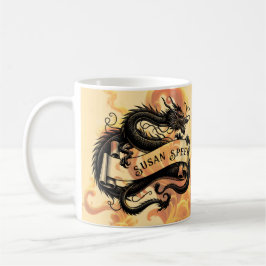 Caneca De Café Fiery Dragon Mug
