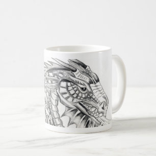 Caneca De Café Fiery Dragon Mug
