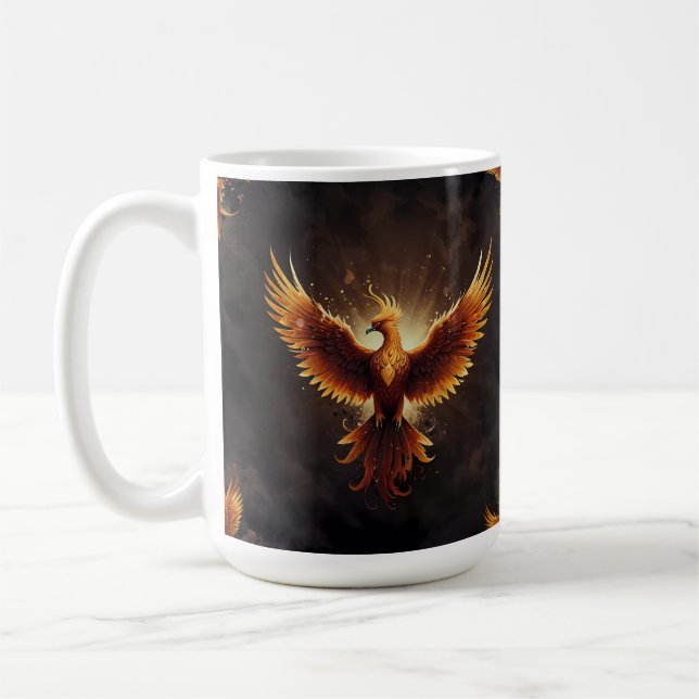 Caneca De Café Fiery Phoenix Cushion (Esquerda)