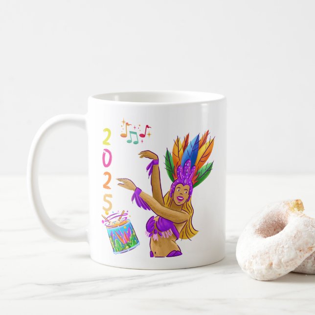 Caneca De Café Fiesta (Com Donut)