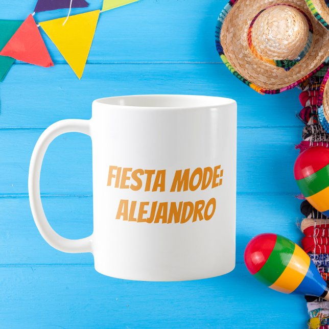 Caneca De Café Fiesta Mode Personalizado Cinco de Mayo (Criador carregado)