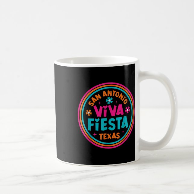 Caneca De Café Fiesta Squad San Antonio Texas Cinco De Mayo Lets (Direita)