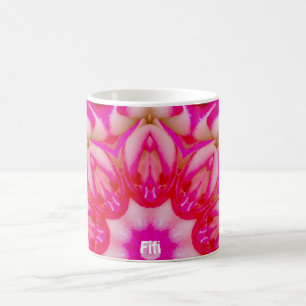 Caneca De Café FIFI ~ Personalizado Rosa de Miniatura Fractal ~