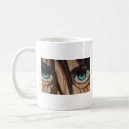 Caneca De Café Fight for Freedom | Eren-Inspired Quote Design