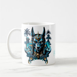 Caneca De Café Figura de fantasia egípcia.