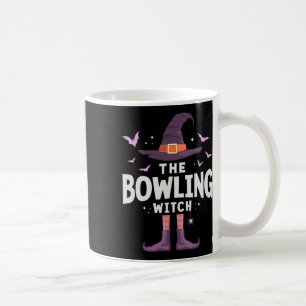 Caneca De Café Figurino de Bruxa de Halloween de boliche