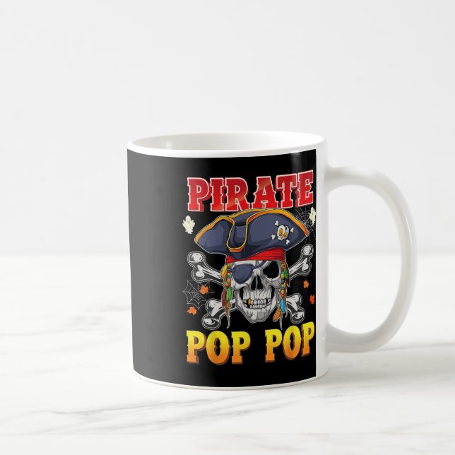 Caneca De Café Figurino de Halloween Pirate Pop-pop (Direita)