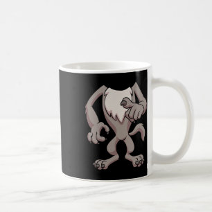 Caneca De Café Figurino De Lobo Para O Halloween Werewolf Animal
