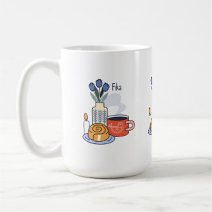 Caneca de Café Fika Sueca 450 ml Cozy Scandi