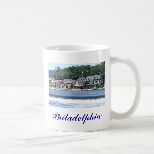Caneca De Café Fileira 2 do Boathouse - Philadelphfia (Direita)