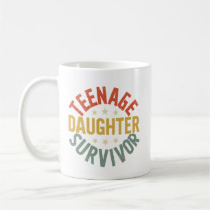 Caneca De Café Filha da adolescência Sobrevivente Engraçada Paren