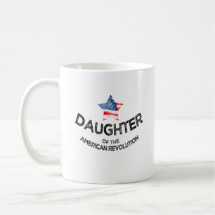 Caneca De Café Filha da Estrela DAR da Revolução Americana