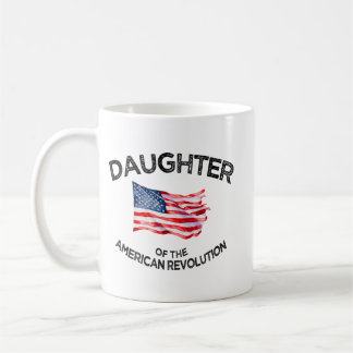 Caneca De Café Filha da Revolução Americana DAR Heritage