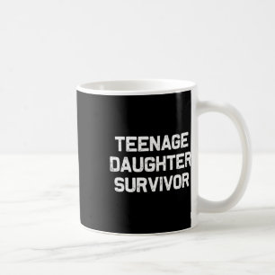 Caneca De Café Filha de adolescente Sobrevivente Engraçada Piada