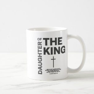 Caneca De Café Filha Do Rei Filho De Jesus Mulher Cristã