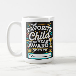 Caneca De Café Filha Favorita do Prêmio do Ano Engraçado Dift M
