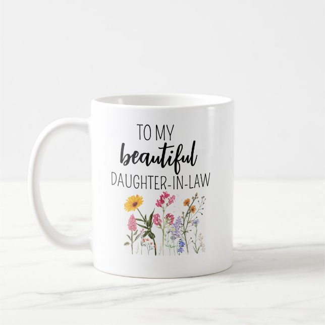 Caneca De Café Filha Na Lei Mug, Presente De Filha, Presente (Esquerda)