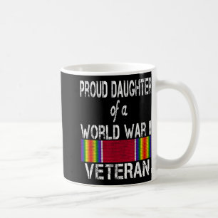 Caneca De Café Filha Orgulhosa De Um Veterano Da Segunda Guerra M