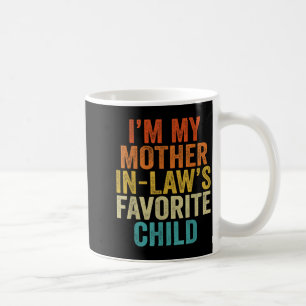 Caneca De Café Filho Favorito da Sogra Engraçado Pai Retrô