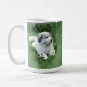 Caneca De Café Filhote de cachorro de grandes Pyrenees da