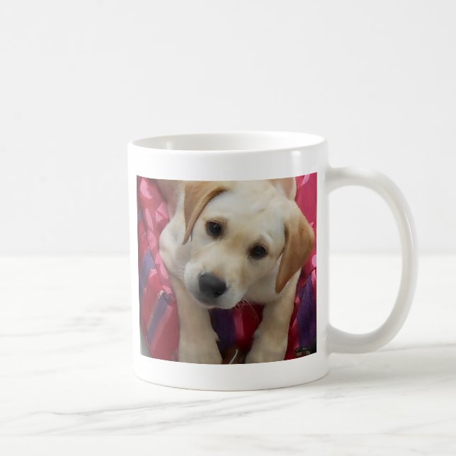 Caneca De Café Filhote de cachorro de Labrador (Direita)