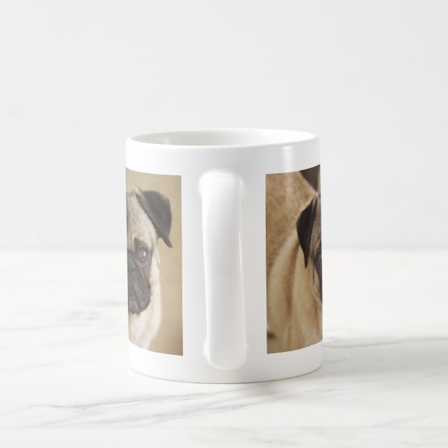 CANECA DE CAFÉ FILHOTE DE CACHORRO DO CÃO DO PUG (Alça)