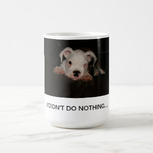 Caneca De Café filhote de cachorro do pugilista