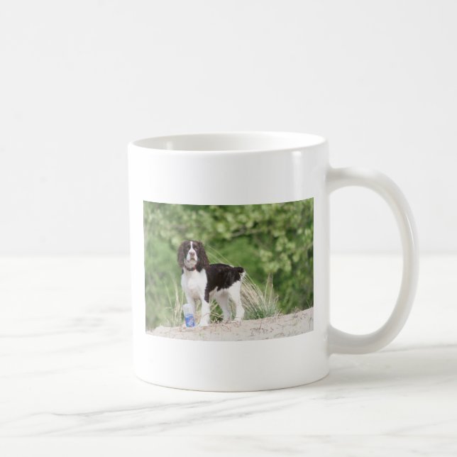 Caneca De Café Filhote de cachorro do Spaniel de Springer! (Direita)
