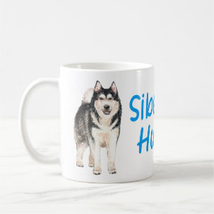 Caneca De Café Filhote de Cachorro Fofinho Amante Siberiano Husky