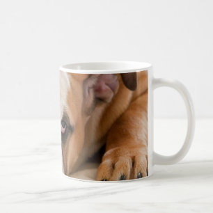 Caneca De Café Filhote de cachorro inglês do buldogue