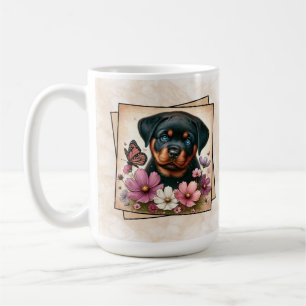 Caneca De Café Filhote de Rottweiler