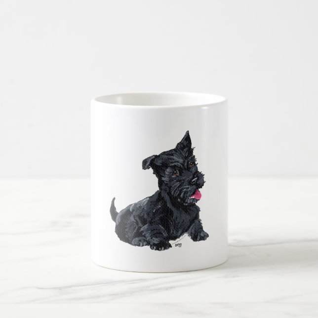 Caneca De Café Filhote de Terrier Escocês (Centro)