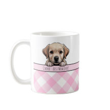 Filhote Labrador Fofo Melhor Mãe de Cachorro Xadre