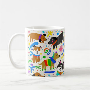 Caneca De Café Filhotes de animação