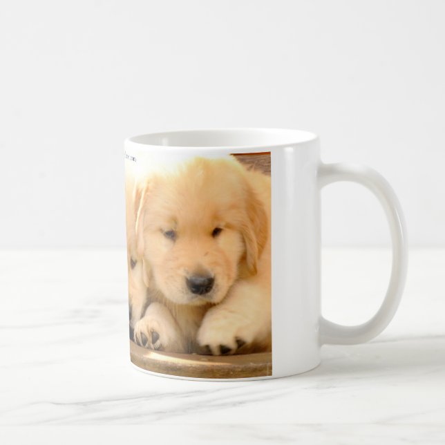 Caneca De Café Filhotes de cachorro! (Direita)