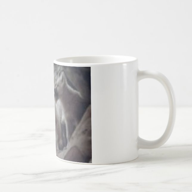 Caneca De Café Filhotes de cachorro de lobo (Direita)