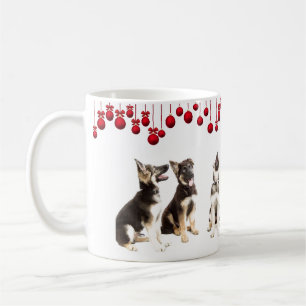 Caneca De Café Filhotes de cachorro do german shepherd e