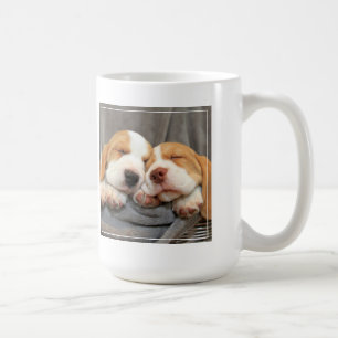 Caneca De Café Filhotes de cachorro sonolentos