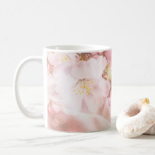 Caneca De Café Filipenses 413 faça todas as coisas Rosa Suave Flo
