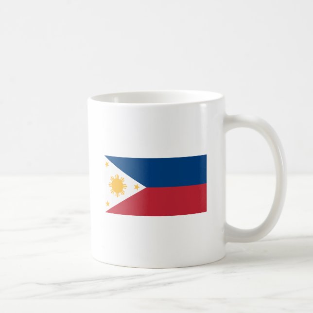 Caneca De Café Filipinas Flag Mug (Direita)