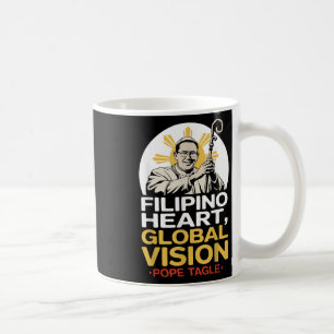 Caneca De Café Filipino Heart, Arcebispo de Visão Global Tagle
