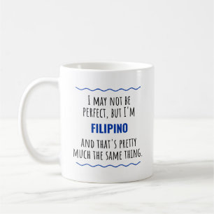 Caneca De Café Filipino Phillipines Filho Filha Metade do Sangue