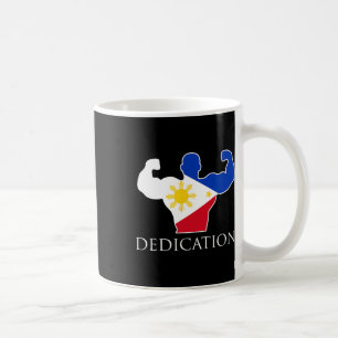 Caneca De Café Filipino Weightelevando Filipinas Flag Bodybuildin