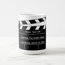 Caneca De Café Filme Premiere: Anúncio de Gravidez Gêmea Bonita